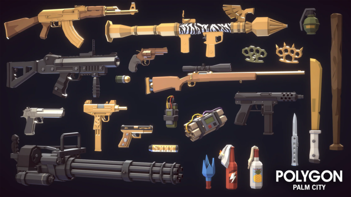 Polygon Palm City Weapons preview 1