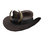 Old Cowboy Hat with Horns