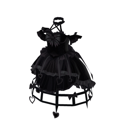 Kuromi Gothic Dress • Black