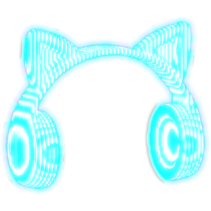Animated Rainbow Cat Ear Headphones (Emissive)
