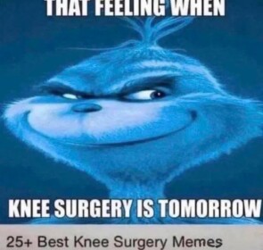 Cart Ride Into Knee Surgery