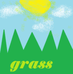 the group of the grass
