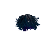 Messy Galaxy Hair With Stars