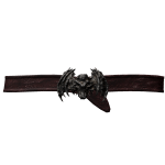 Chrome Bat Belt Silver (Red Leather) 1.0