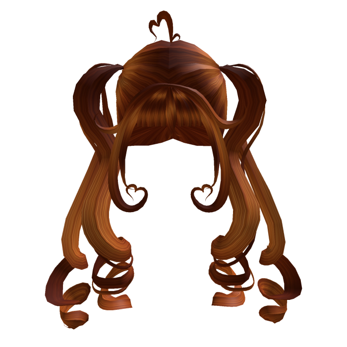 Cute Ginger Heart Pigtails