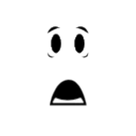 shocked face Roblox decal preview