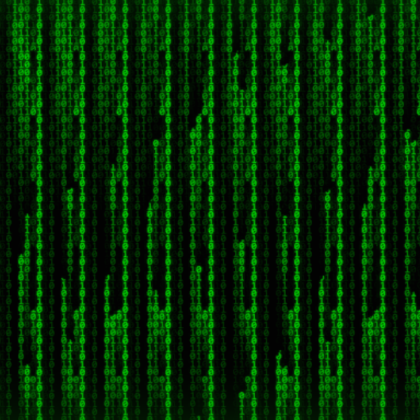 Green Hacker Binary Matrix Hacked Glitch Error Bug