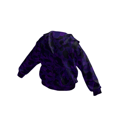 Dark Blue Camo Hoodie