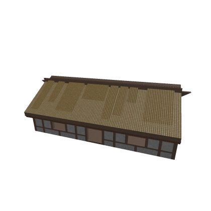 Chinese Village Building House Hut Cottage