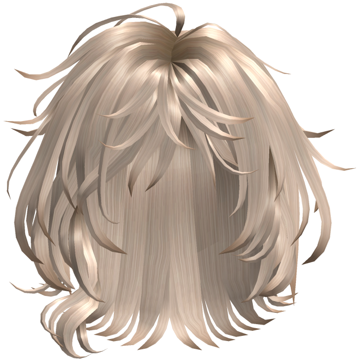Soft Wavy Shag Hair - Champagne Blonde