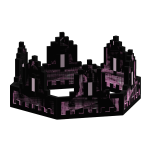 Black Cupid Pink Animated Glitch 8-Bit Crown