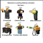 The towers who cook cakes.