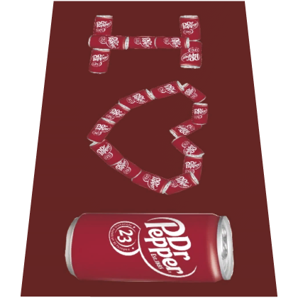 I <3 Dr. Pepper Soda Cape
