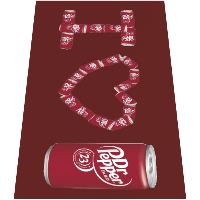 I <3 Dr. Pepper Soda Cape