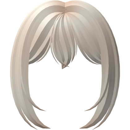 Blonde flowy soft anime bangs Roblox item