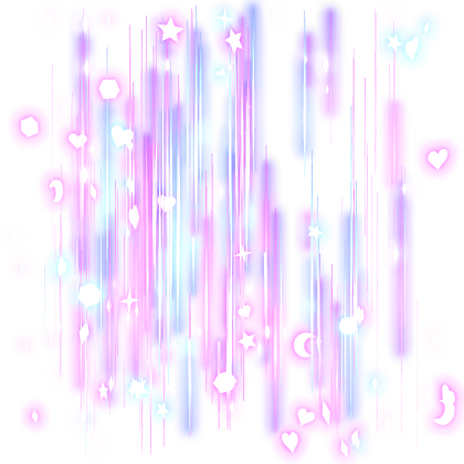 Dreamy Heart Star Aura Pink Blue Glowing Emissive