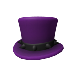 Purple Spikey Top Hat