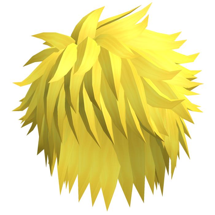 Vkei Spiky Messy Hair (Yellow)