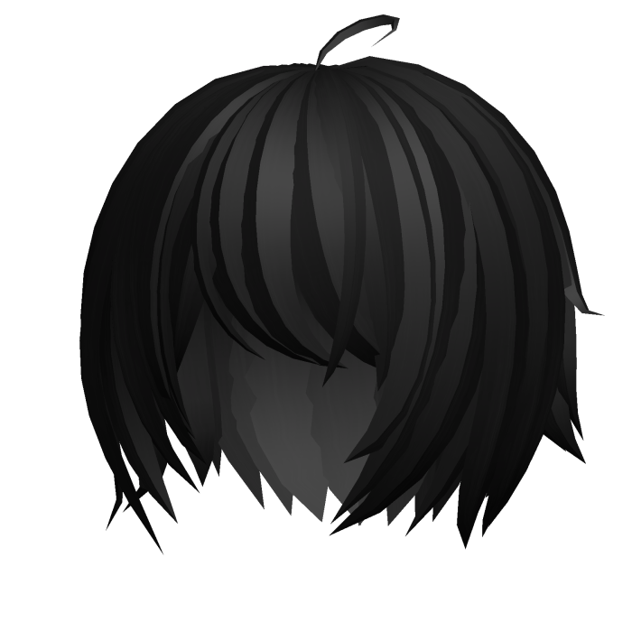 Emo Black Messy Scene Hair