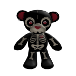 Spooky Bear Skeleton Dark