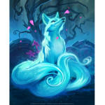Cool aqua foxes