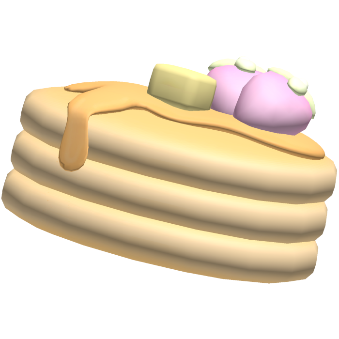 𑣲 sweetest pancake stack with strawberries