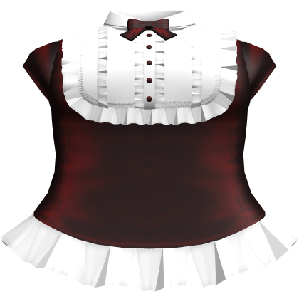 🖤 gothic ruffled victorian dress in red & white