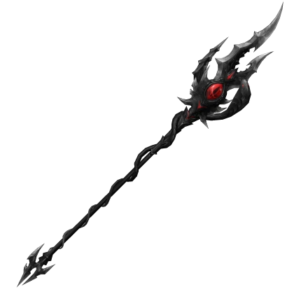Dark Knight Shadow Hell Snake Spear - Black Red | Roblox Item