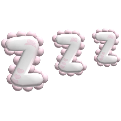 ♡ kawaii sleepy fluffy lace pink zzz | Roblox Item - Rolimon's