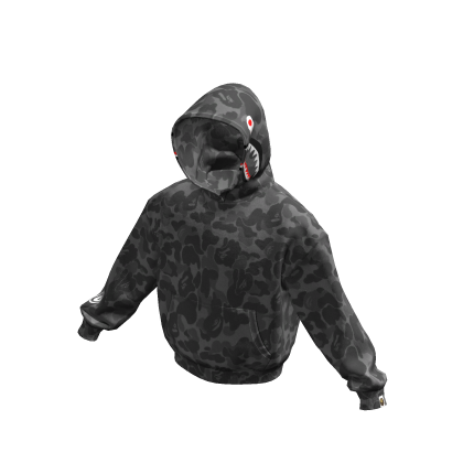 Bape Hoodie (Hood up) Grey thumbnail