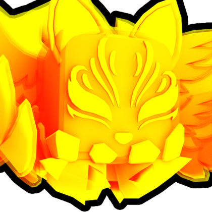 Gold Obsidian Kitsune