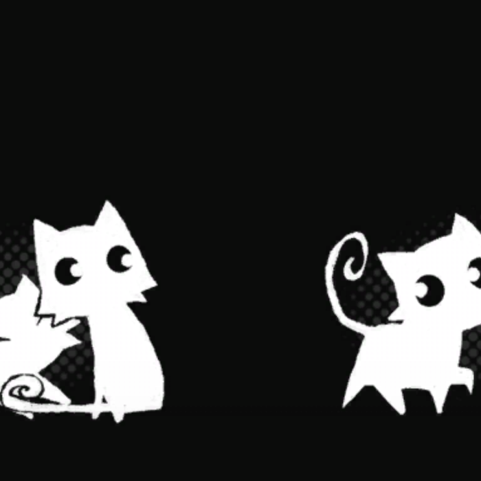 inverted spooky kitties