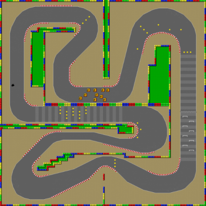 Super Mario Kart - Mario Circuit 4 Roblox decal