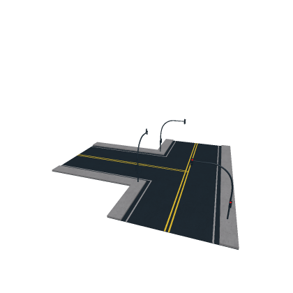 Road with traffic lights