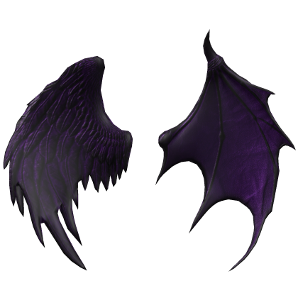 Divine Angel&Devil Duality Wings (Purple) Roblox item
