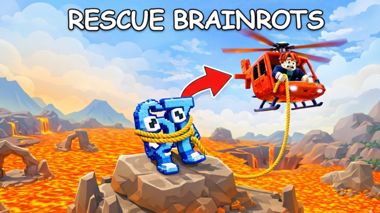 Rescue Brainrots From Lava! screenshot 2