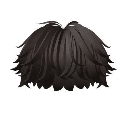 Messy Emo Fluffy Short Boy Hair in Brown Roblox item