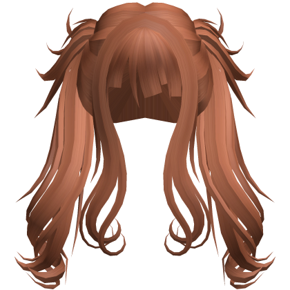 Cute Swirly Long Pigtails (Ginger) Roblox item