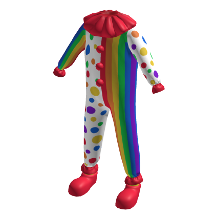 Rainbow Clown Suit