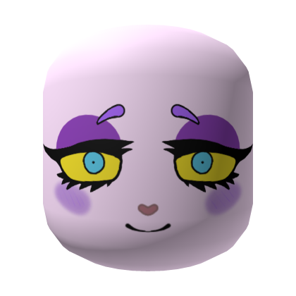 Cute Purple Bunny Face Roblox item