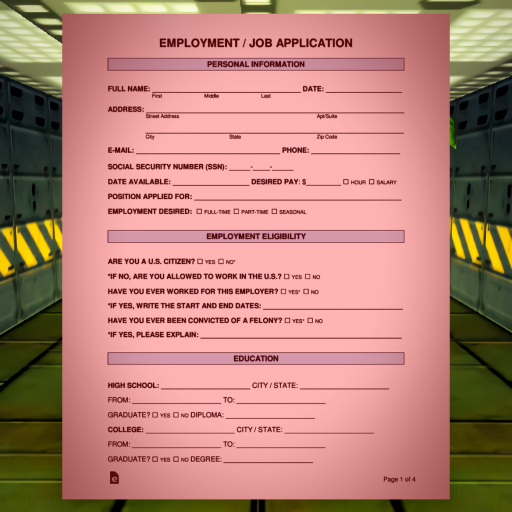 🚪Survive JOB APPLICATION In Area 51 🔦