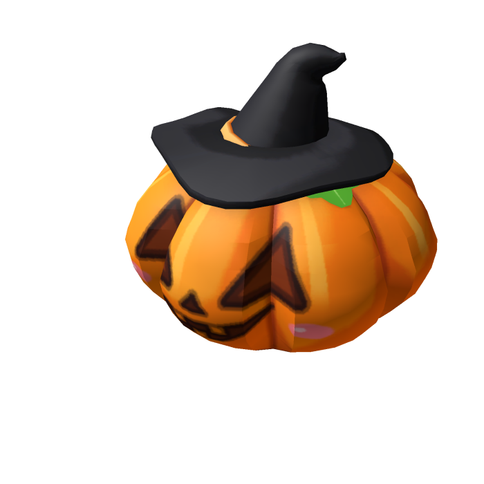 Happy Pumpkin Head with Mini Hat 🎩