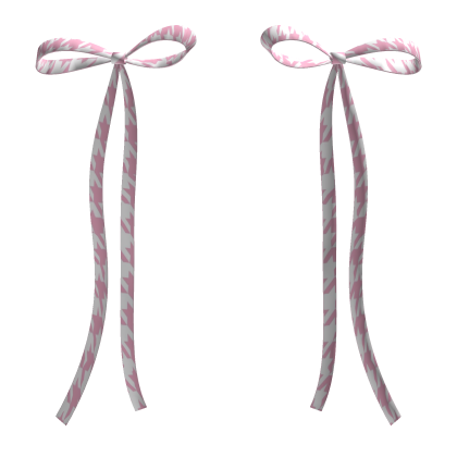 Cute Coquette Lace Pink Hair Ribbon Bow