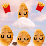 Cardboard fluffier nuggets