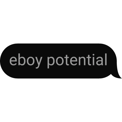 Eboy Potential Text Bubble