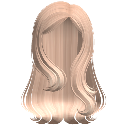 Swirly Long Curly Cute Hair Blonde Roblox item