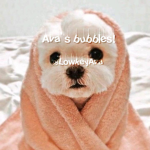 Ava's bubbles!