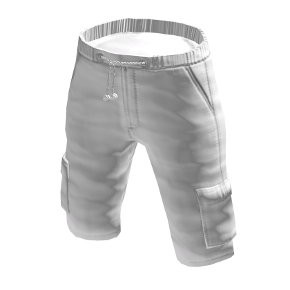 ❄  White Tactical Cargo Shorts thumbnail