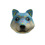 Blue Donut Doge