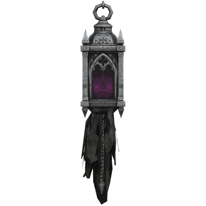 Silver Purple Halloween Lantern (Right) Roblox item